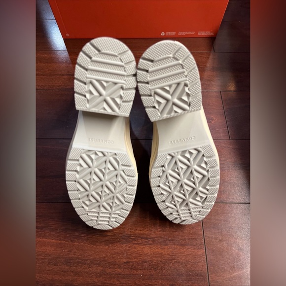 Womens 9 Converse Chuck 70 De Luxe Heel Hi Top Metallic Gunmetal New NO BOX - Picture 14 of 16